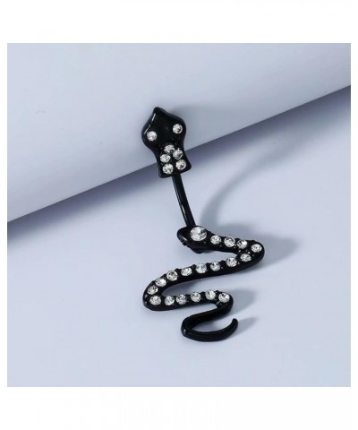 14G Belly Button Ring Navel Piercing Navel Split Snake Cobra for Women Girl Surgical Steel CZ Belly Rings 3PC Snake $6.59 Bod...