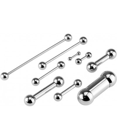 Barbell 316L Surgical Steel 16GA, Length: 10mm, Ball: 4mm $9.17 Body Jewelry