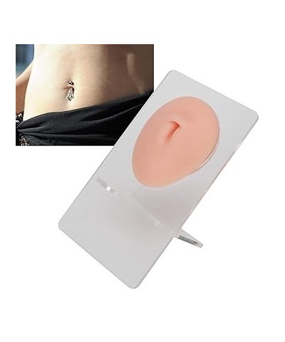 3D Belly Model - Soft Silicone Practice Acupuncture Display Belly Button Model for Practice and Teaching Display (Light Skin ...